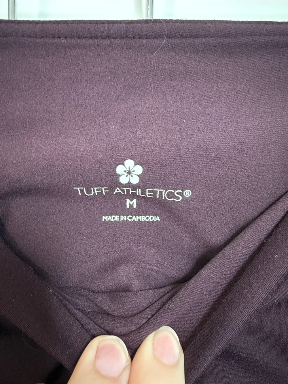 Tuff Athletics Plum High-Waist Leggings - Picture 2 of 5